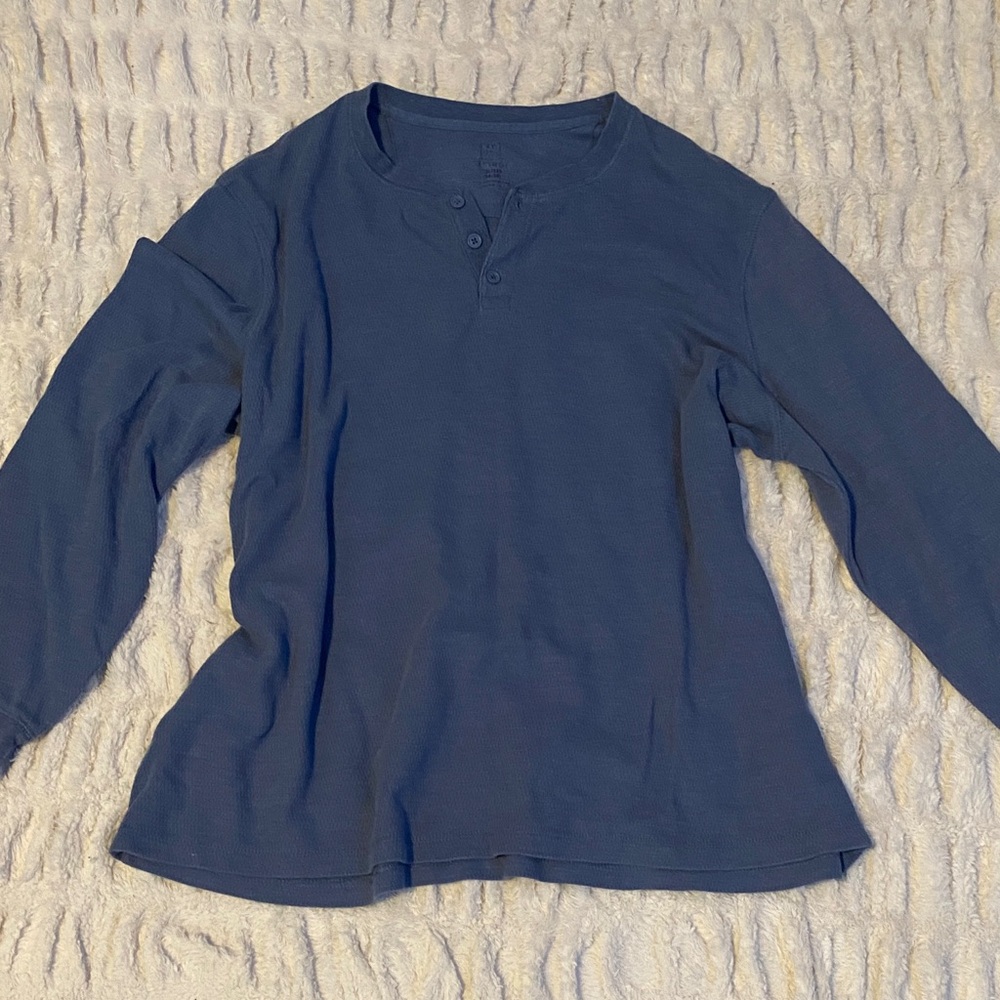 Men’s Blue Long Sleeve Shirt